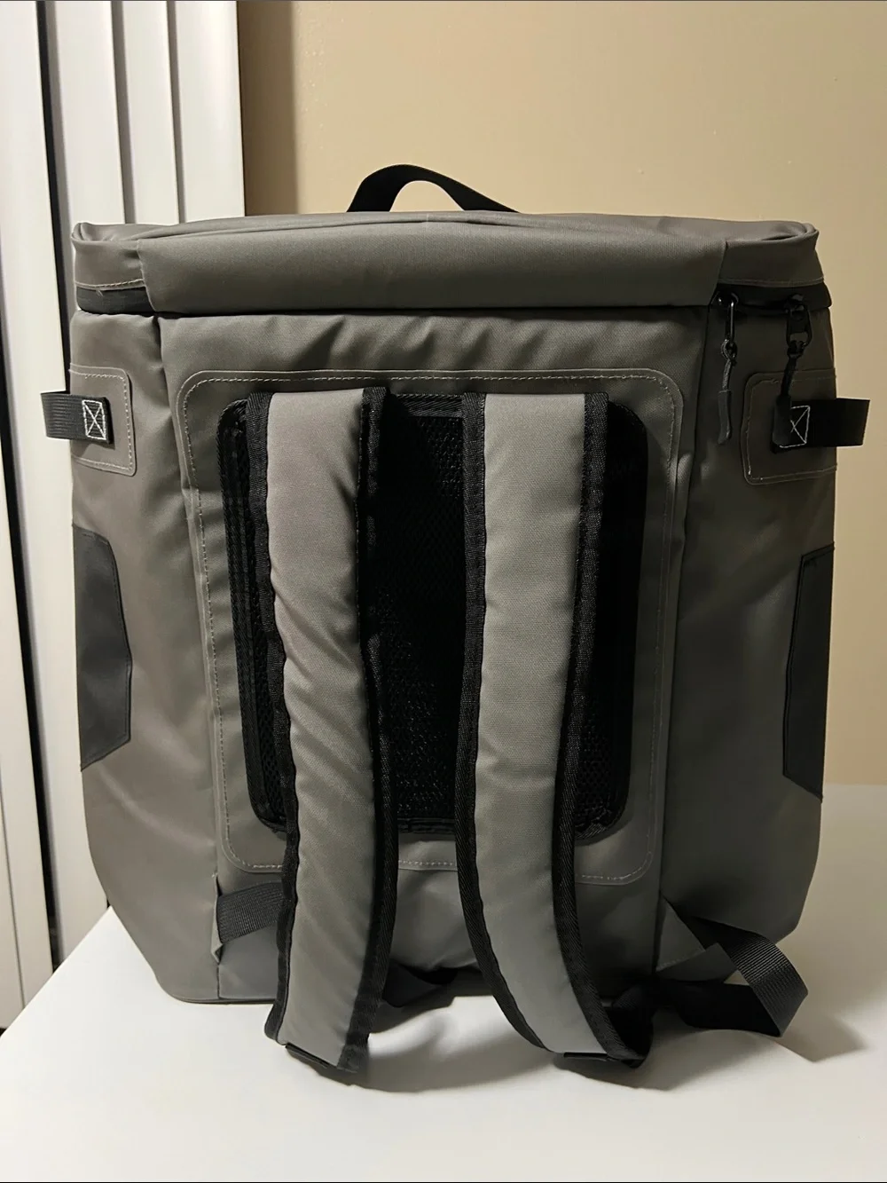 Gray Outdoor insulated Backpack cooler new